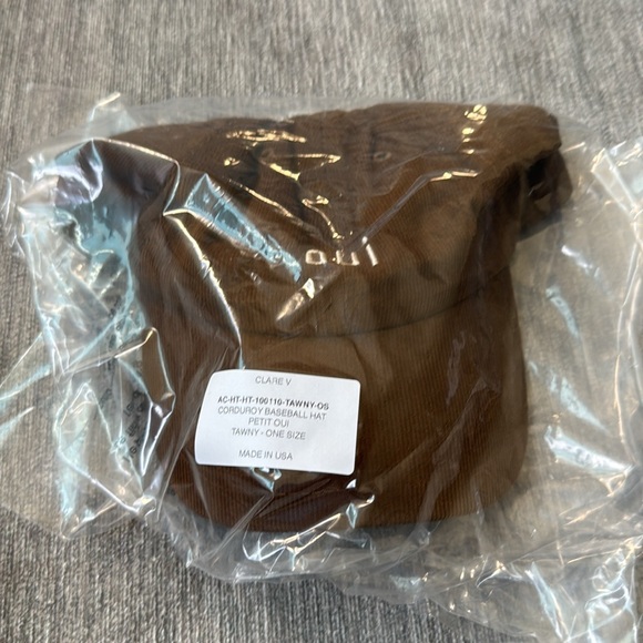 Clare V OUI Corduroy Hat NWT - Picture 2 of 4